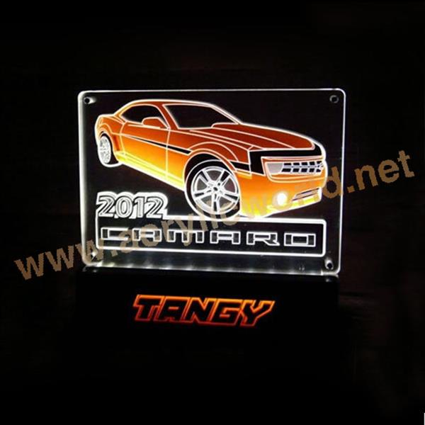 edge lit led signage led sign holder for adversting